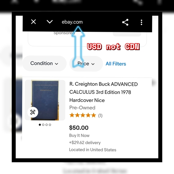 Advanced Calculus Textbook - Blue - Picture 2 of 9